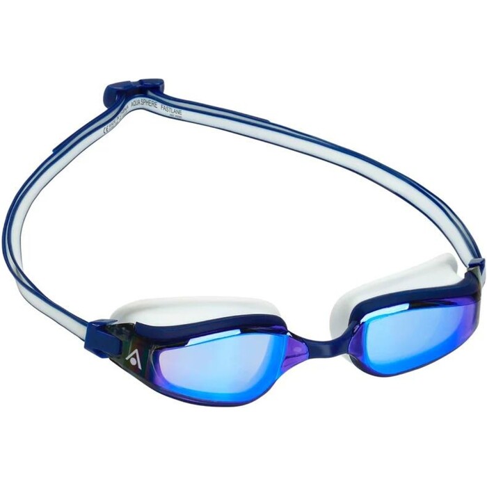 2024 Aquasphere Fastlane Schwimmbrille EP3174009LMB - Blue Titanium Mirrored